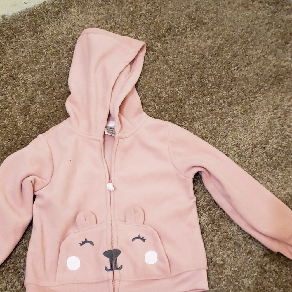 Pink baby girl sweater